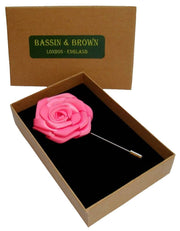 Bassin and Brown Pin del bavero rosa - rosa intenso