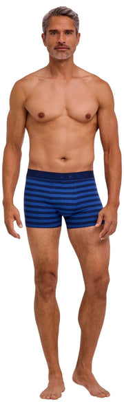 Boxer a righe Falke Daily Comfort - Blu reale