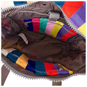 Zaino medio Roka Canfield B in tela riciclata - Wide Multi Stripe