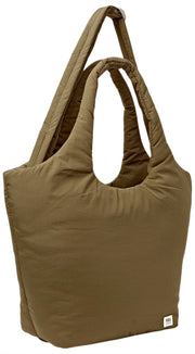 Borsa a tracolla Roka Oxford Taslon media - Marrone muschio