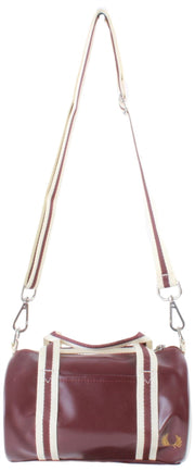 Borsa mini barile classica Fred Perry - Sangue di bue/crema ecrù
