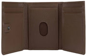 Portafoglio porta carte a tre ante Dents Aire - marrone cioccolato