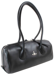 Borsa da bowling Vivienne Westwood Polly Smooth - Nera