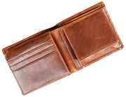 Portafoglio bifold Dents Itchen Coin - Marrone cognac