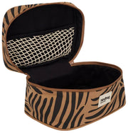 Borsa da toilette Gaspard Hindbag - Zebra Cannella Marrone