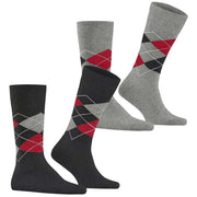 burlington-everyday-argyle-2-pack-socks---oil-mel-grey-34598157