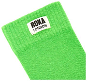 Calzini Roka Wimbledon Crew - Online Lime