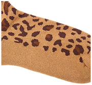 Calzini Roka Wimbledon Crew - Savannah Leopard Sand Beige