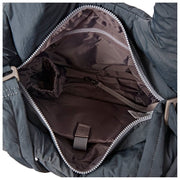 Borsa a tracolla Roka Oxford Taslon media - Grigio corvo
