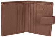 Portafoglio porta carte bifold Dents Aire - marrone cioccolato