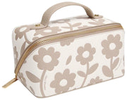 Alice Wheeler London Floral Mini Train Case - Beige pietra