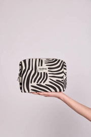 Borsa da toilette Hindbag Leon - Ecru Zebra