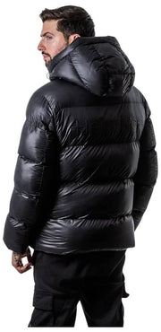 Helvetica Mountain Pioneers Piumino con cappuccio Silver 2 - Nero
