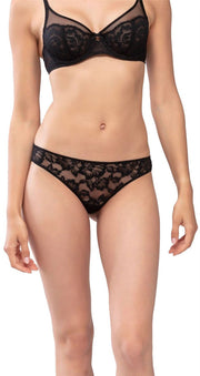 Mey Amazing String Lace Lace Thong - Black