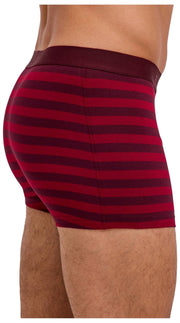 Boxer a righe Falke Daily Comfort - Bordeaux