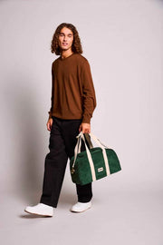 Borsa da bowling Hindbag Charlie - Velluto verde pino