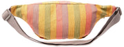 Marsupio piccolo in tela di cotone Roka Mill Hill - Multi righe sbiadite