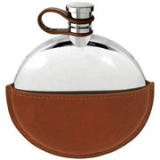 english-pewter-company-55oz-ellipse-leather-pouch-flexi-cap-purse-flask---silver-34391284