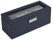 Scatola per orologi Stackers da 4 pezzi - Blu navy