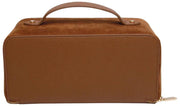 Alice Wheeler London Kensington Custodia per treno in pelle scamosciata - Fudge Tan