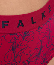 Slip a vita bassa Falke Daily Comfort Print, confezione da 2 - nero/rosso