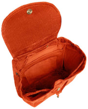 Zaino Hindbag Eliot - Velluto mattone arancione