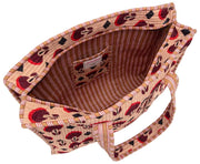 Borsa tote in velluto Serendipity Elie Beaumont - Caffè Geo Tulip Marrone