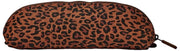 Custodia piccola in tela di cotone Roka Tate - Mini Leopard Brown