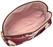 Pochette per cosmetici in velluto Serendipity Elie Beaumont - Magnolia Borgogna