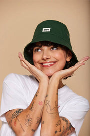 Cappello da pescatore Hindbag Bob - Verde foresta