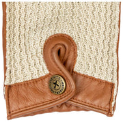Guanti da guida in pelle Dents The Suited Racer Hatcher - Cognac Tan