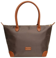 Borsa tote grande Alice Wheeler London Shoreditch - Marrone cioccolato