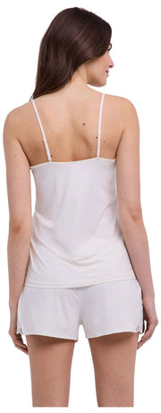 Top chemise Falke Delicate Touch - Avorio