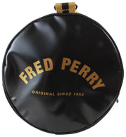 Borsa a botte classica con punta Fred Perry - Nera/Oro