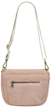 Borsa a tracolla Hindbag Margault Teddy - Rosa cipria