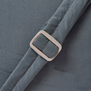 Borsa a tracolla Roka Oxford Taslon media - Grigio corvo