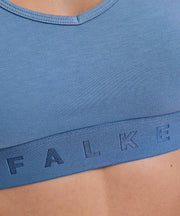 Bralette a bustino in confezione da 2 Falke Daily Comfort - blu/beige