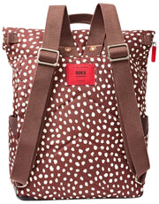 Zaino medio Roka Canfield B in tela riciclata - Spot marrone