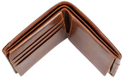 Portafoglio bifold Dents Itchen Coin - Marrone cognac