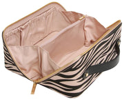 Custodia per treno con stampa animalier Alice Wheeler London - Nera/Zebra