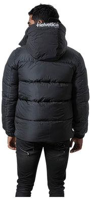 Helvetica Mountain Pioneers Giacca parka con cappuccio Barnes - nera