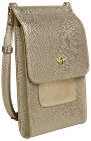 Borsa a tracolla Alice Wheeler London Mini Bloomsbury - Bronzo