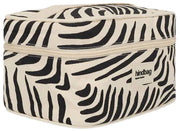 Borsa da toilette Gaspard Hindbag - Crema zebrata