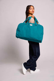 Borsa da viaggio grande Hindbag Yves - blu pavone