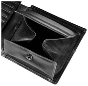 Portafoglio bifold Dents Itchen Coin - nero