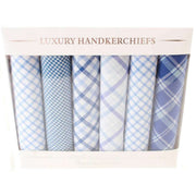 david-van-hagen-checked-6-pack-handkerchief---blue-34298432