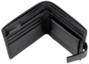 Portafoglio bifold Dents Aire Coin - nero