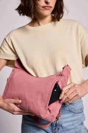 Borsa a tracolla multitasche Hindbag Emile - rosa cipria