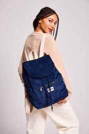 Zaino Hindbag Eliot - Velluto blu navy