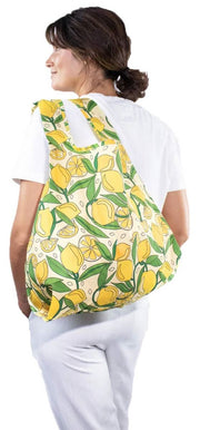 Kind Bag London Medium riutilizzabile Borsa - Lemons giallo/verde